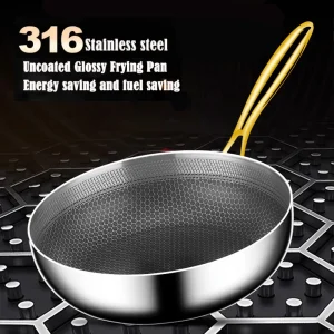 316 Stainless Steel Non-Stick Pan